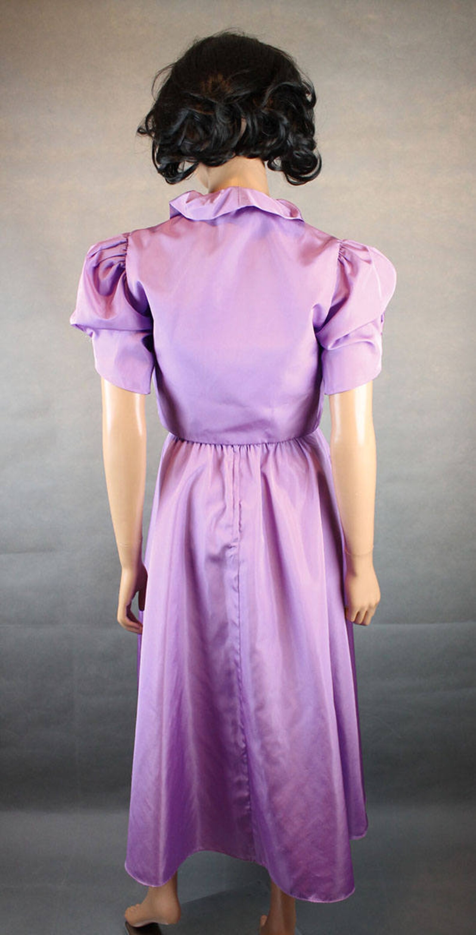 70s Dress Jacket Set Jrs S Vintage Purple Lavender Sleeveless Etsy