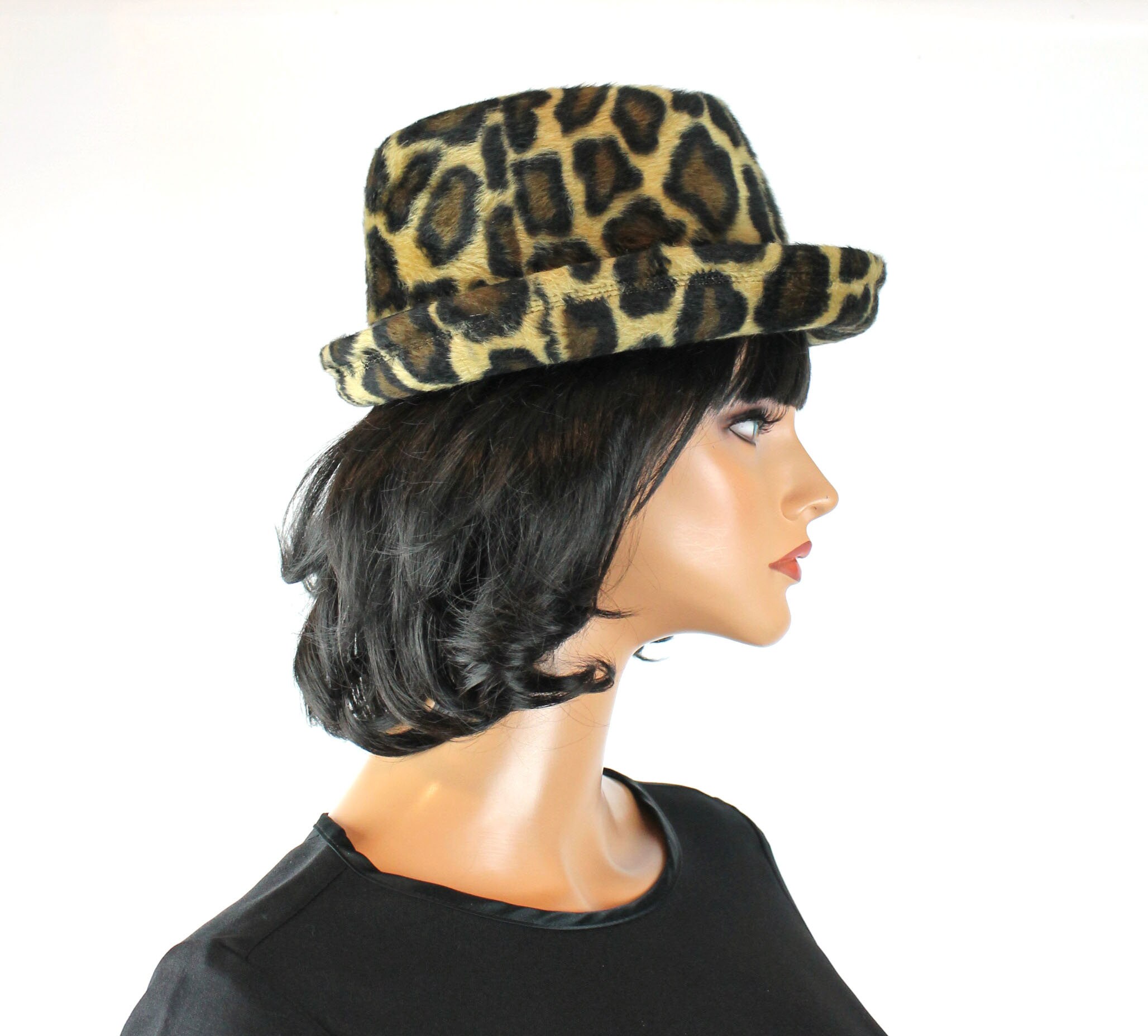 Vintage 70s/80s YSL Yves Saint Laurent Jeweled Fedora Vintage Yves Saint Laurent Wool Hat Fedora Excellent  main image 3