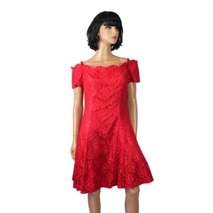 red cap sleeve dress Split Neck Puff Short Tiered Midi This garment fits true to size Aristos Cap Sleeve Mini Dress