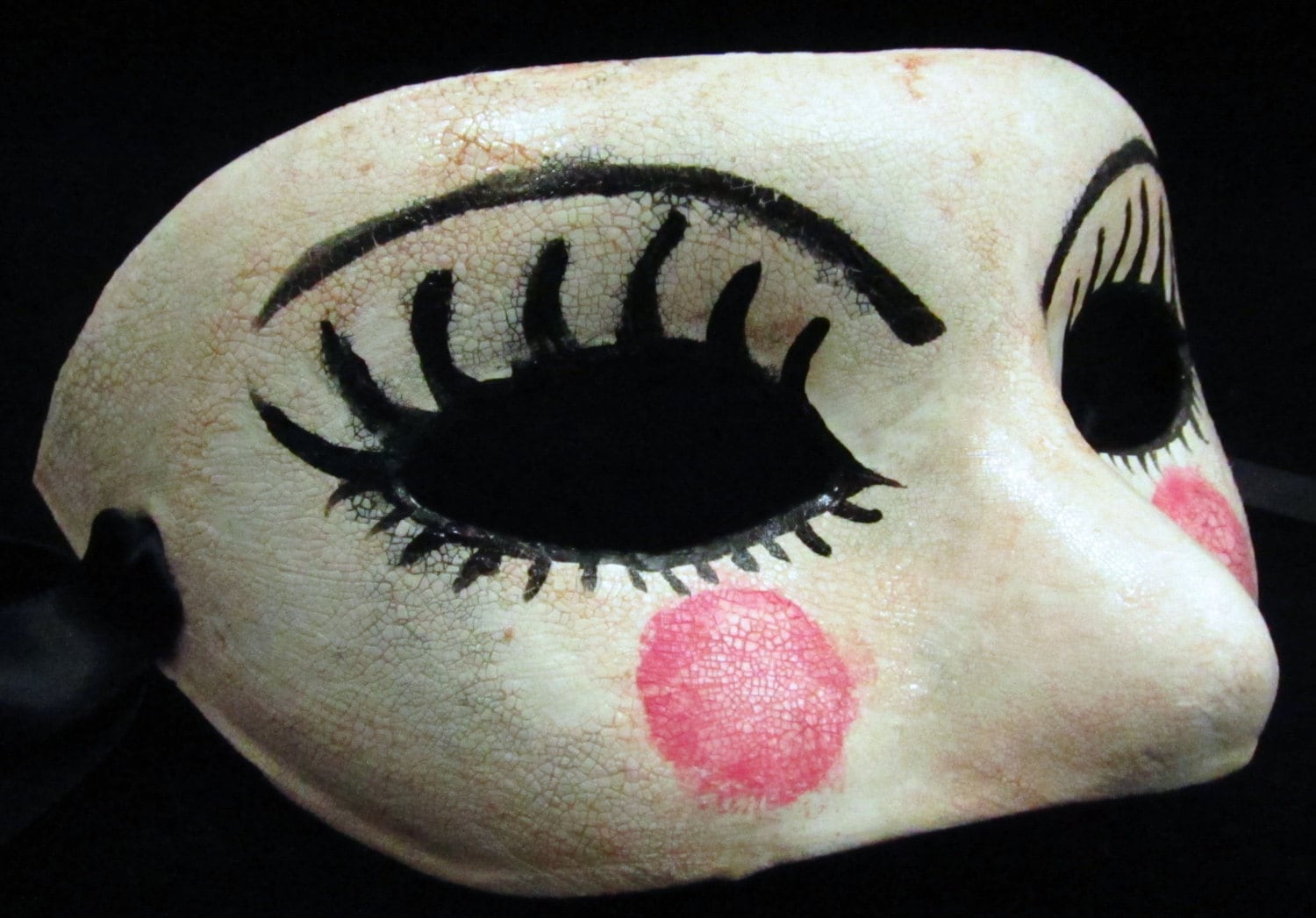 Dollface Mask faux porcelain baby doll faced paper mache Etsy