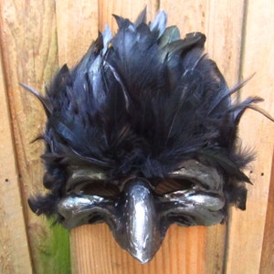 Ravin' Mask, Men's Masquerade Costume Mask, Men's Party Mask, Raven Mask, Raven Costume, Crow Mask, Crow Costume, Men's Bird Mask, Bird Mask