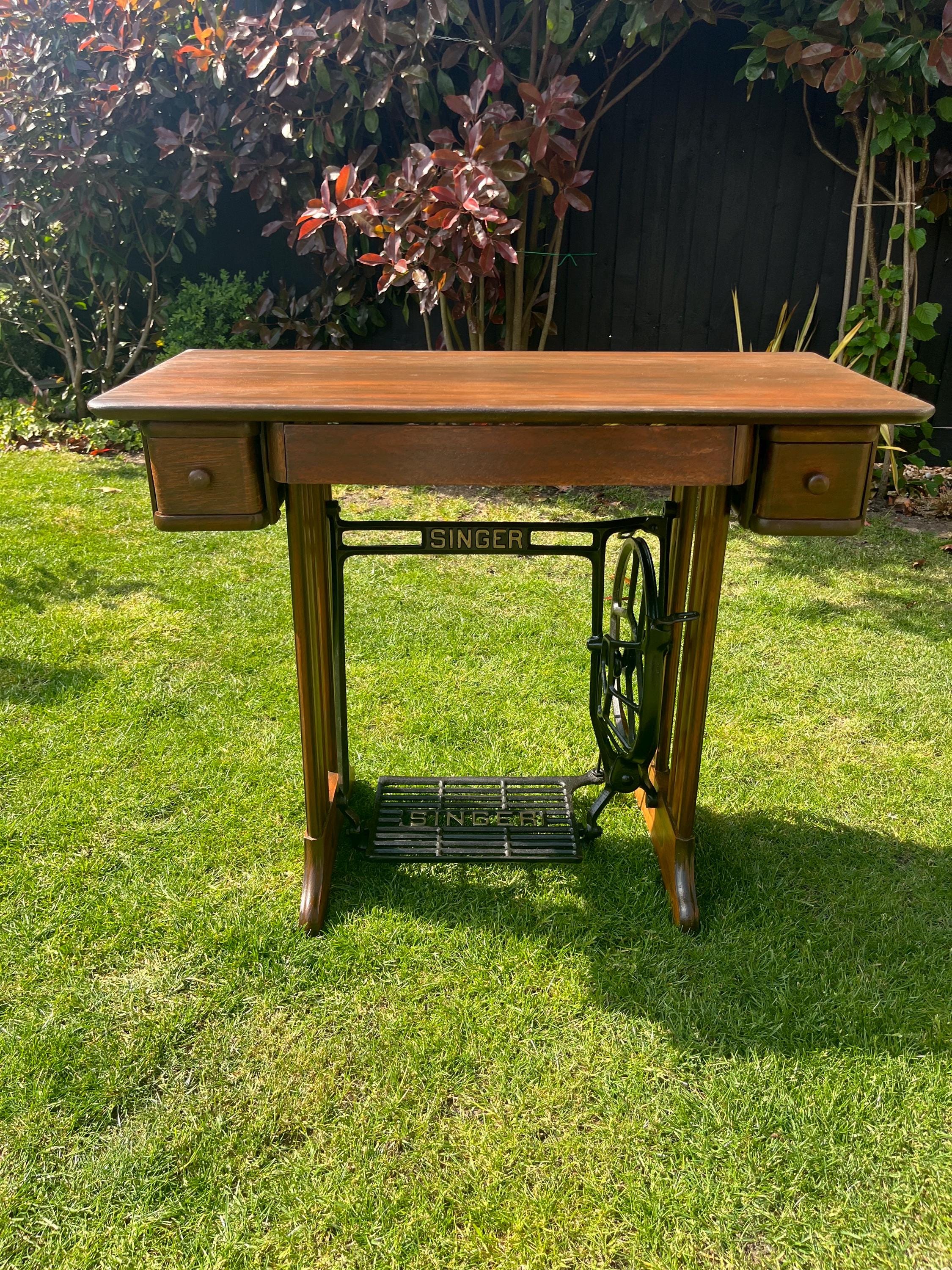 Antique singer sewing machine table - Etsy 日本