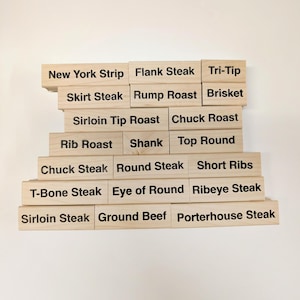 Butcher Stamps - Rundvlees Set #1 - Premium industriële stempels