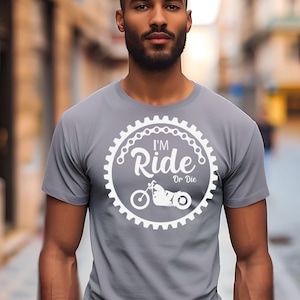 Ride or Die Motorcycle Shirt: Vintage Graphic Tee