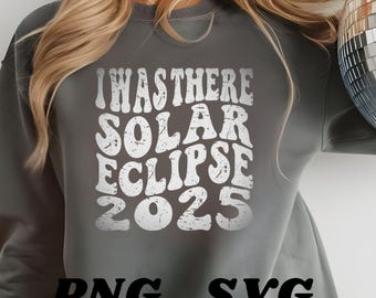 Solar Eclipse 2025 Shirt Design: Celestial Souvenir (PNG, SVG)