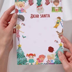 Carta de Navidad, carta de regalo, Papá Noel de Navidad, carta a Papá Noel, carta de Papá Noel, carta a Papá Noel, decoración de carta a Papá Noel