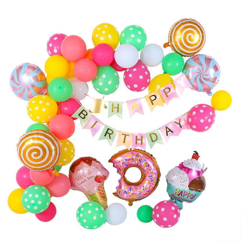 Ice Cream Candy Balloon Sets by YoYopartyshop