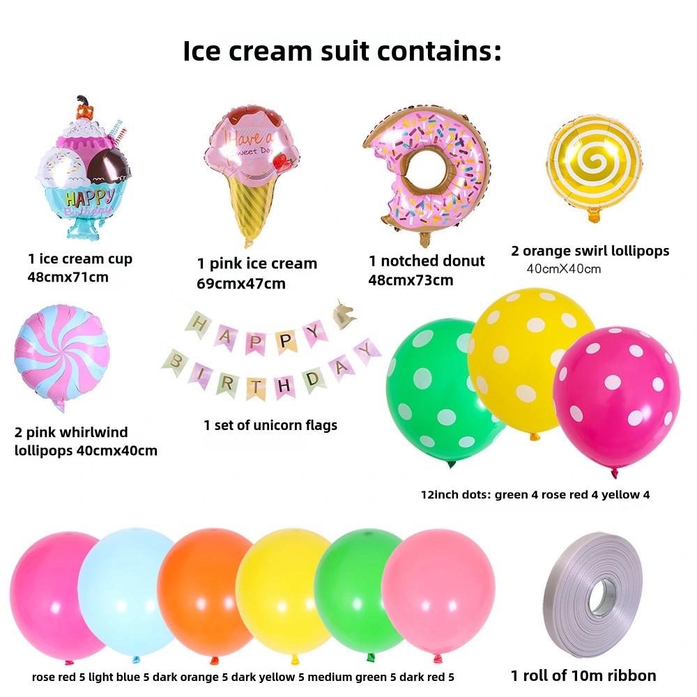 Ice Cream Candy Balloon Sets by YoYopartyshop