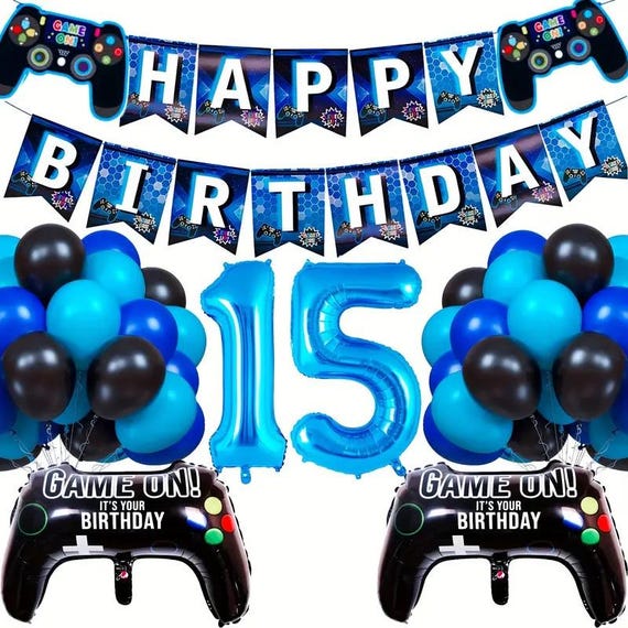 Decorazioni per 15° compleanno per ragazzi e