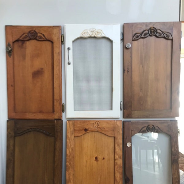 Replacement cupboard doors, cabinet doors, kitchen or bathroom doors. Pine doors, wood doors, replacement doors, woodcraft, artisan doors.