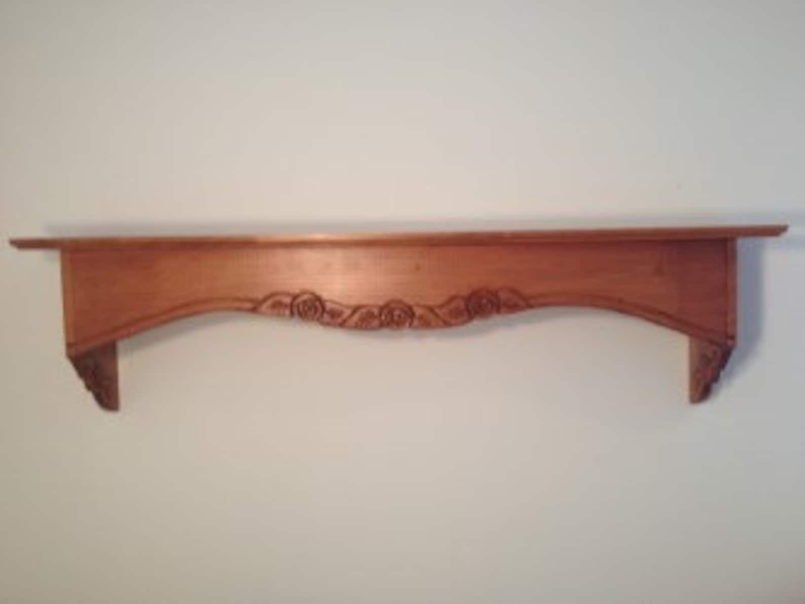 Large Shelf, Mantle Shelf, Large Wooden Shelf, Dining Room Shelf