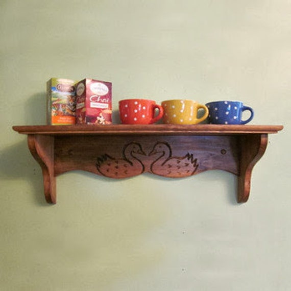 Picture Frame Wooden Teacup Shelf 12 Cup Teacup Display 