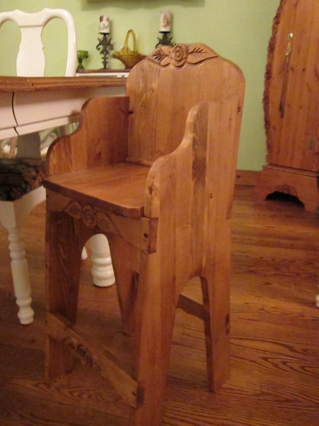 High Chair for Older Children, Childrens Furniture, Woodcraft, Handmade
