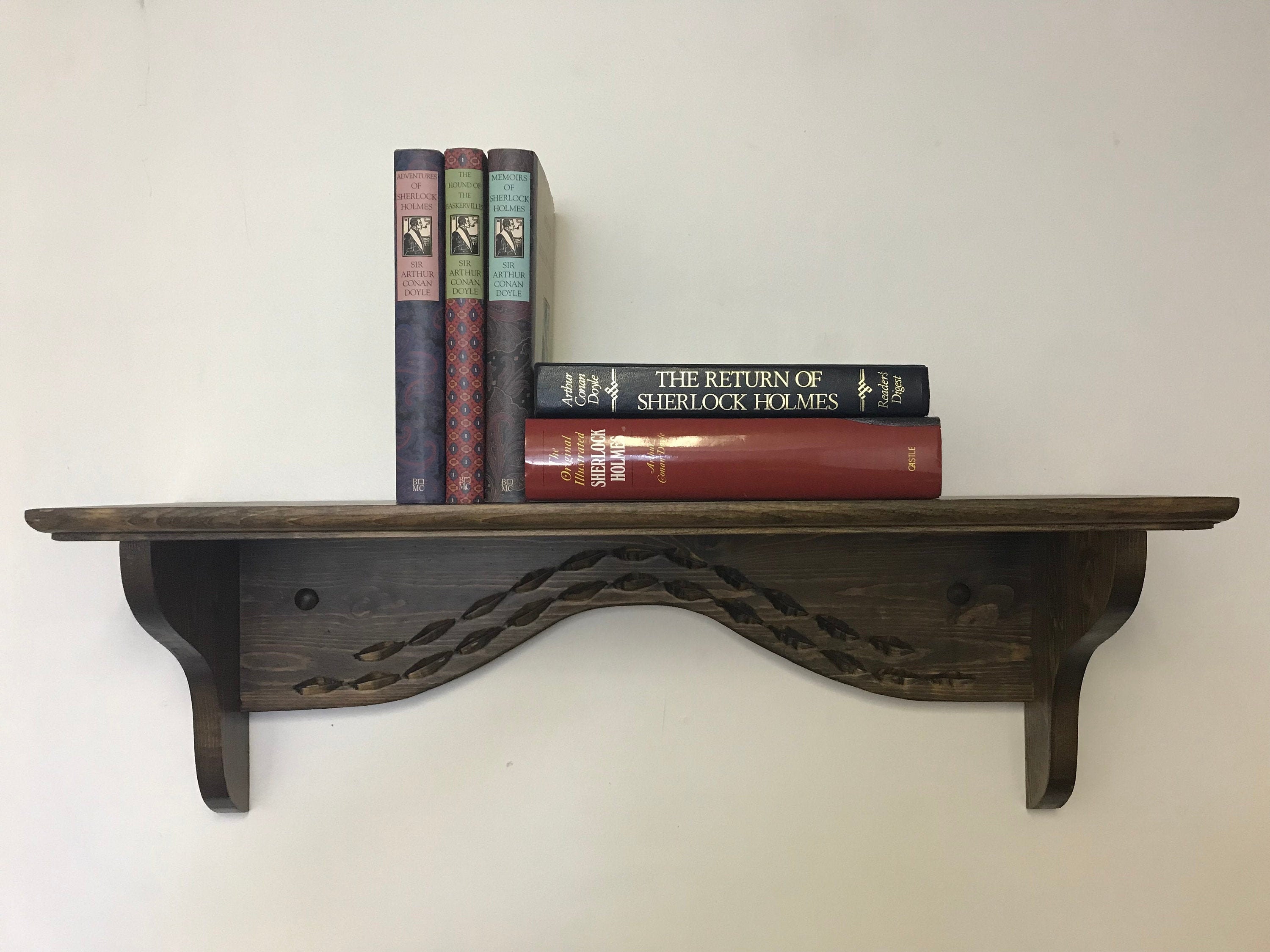 Pine Shelf, Wood Shelf, Wooden Shelf, Bathroom Shelf, Entry Shelf