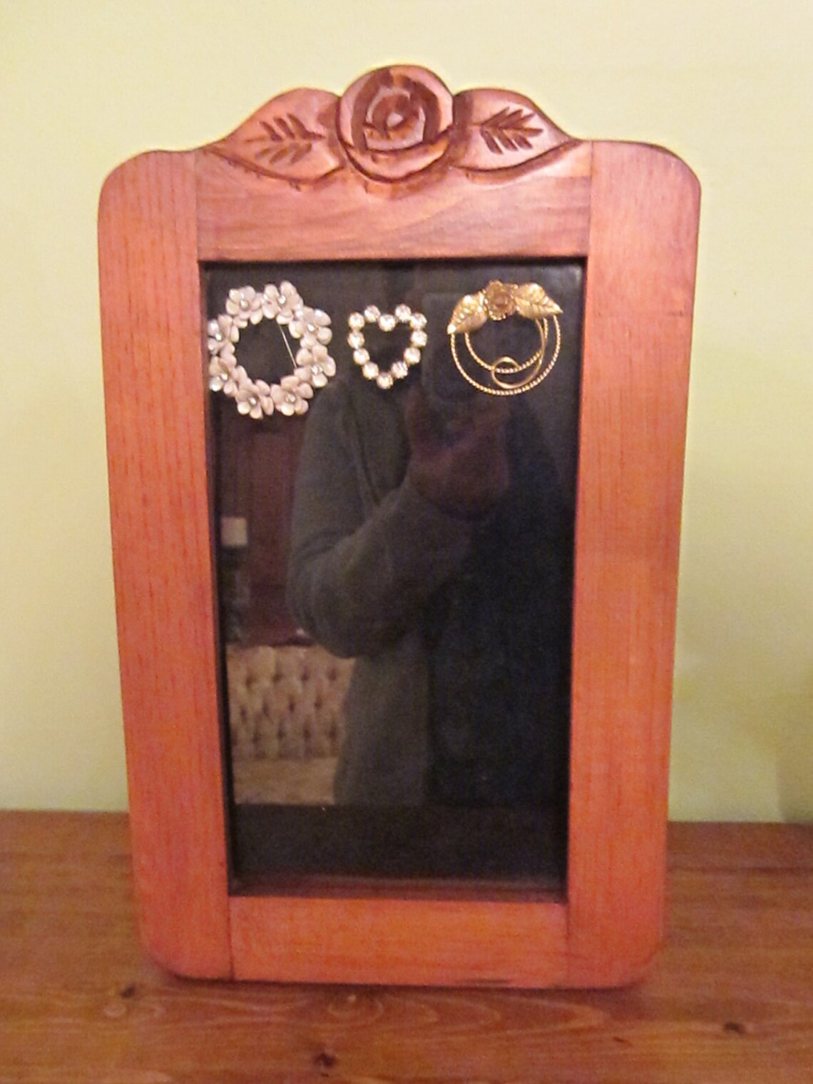 Pin box jewelry box shadow box Etsy