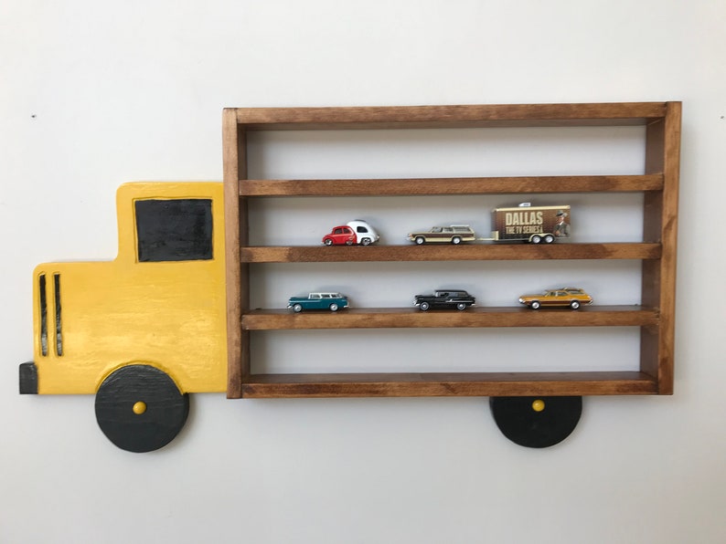 Wooden Truck Shelf for Childrens Room. Wood Shelf Toy Shelf Etsy Canada
