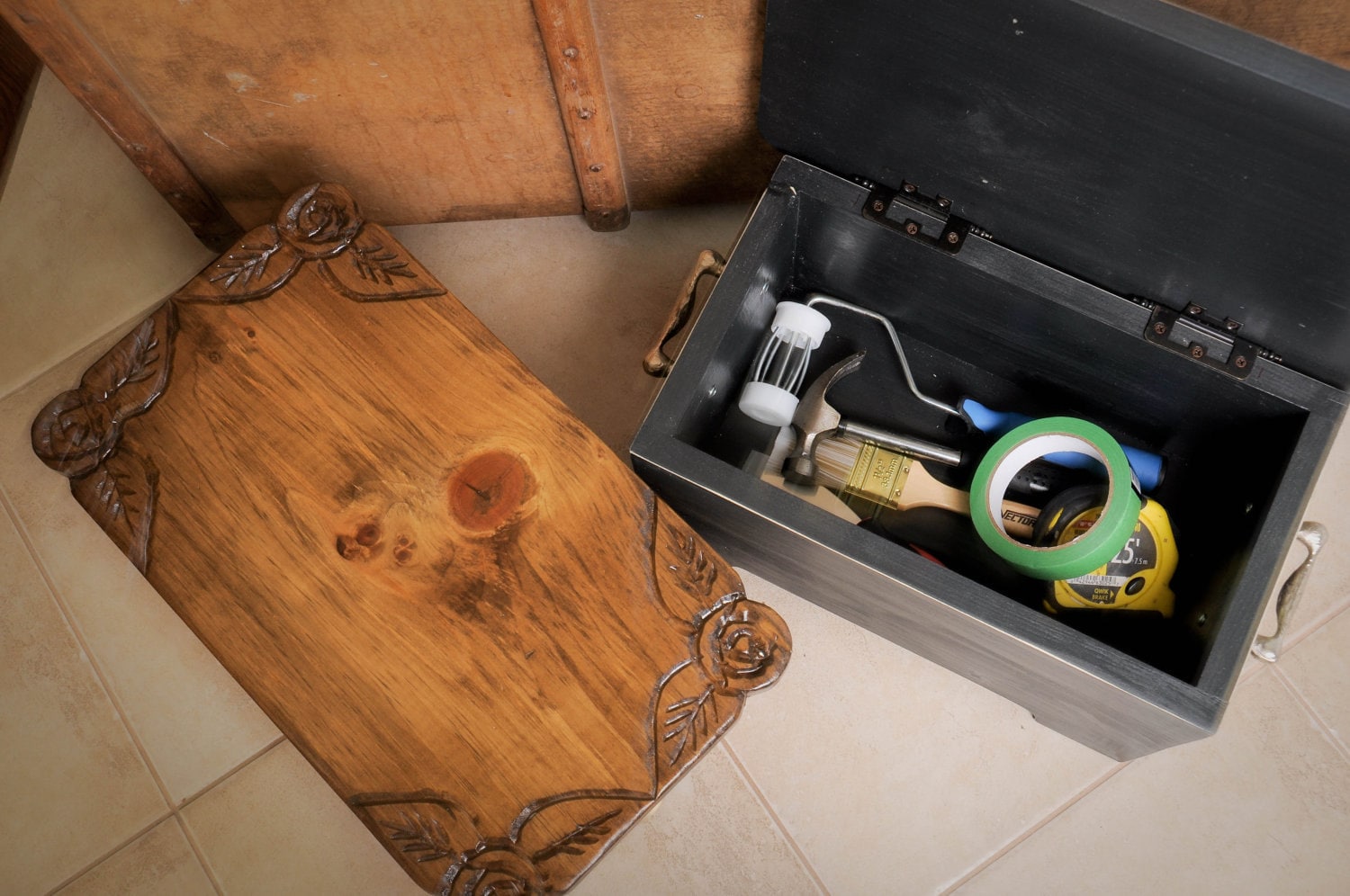 Box bench storage bench Etsy