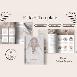 Ebook Template, Canva Ebook Template,Editable Coaching Workbook Template, Canva Template,Course Workbook Template,Course Guide, Lead Magnet