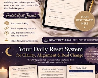 2026 Ritual Planner – Daily Intention & Manifestation System (Digital PDF