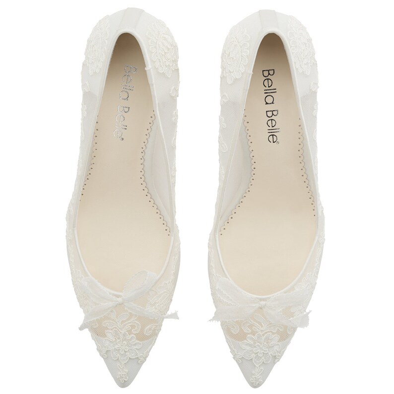 floral low heel shoes