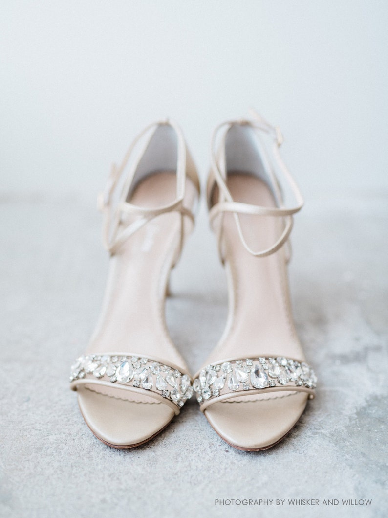 blush pink bridesmaid shoes