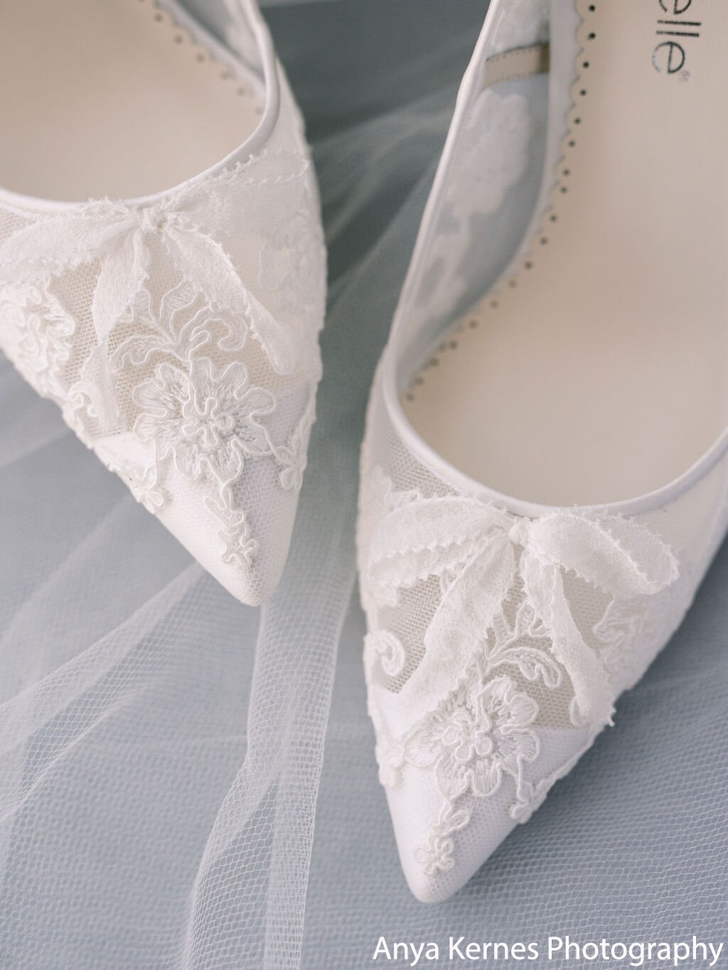Zapatos de novia flores de encaje - Etsy España