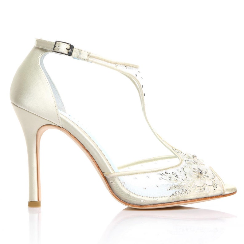 t strap wedding flats