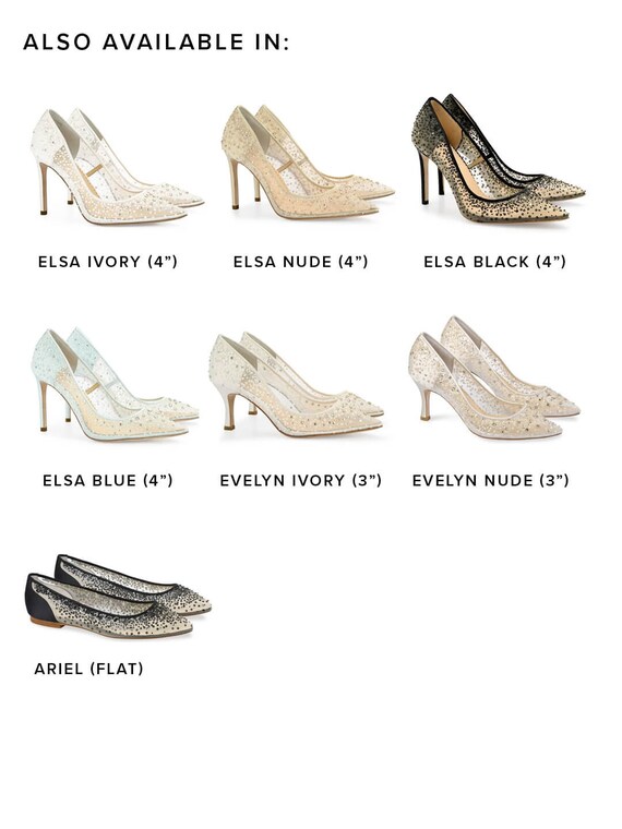 Sequin Black Evening Flats Bella Belle 