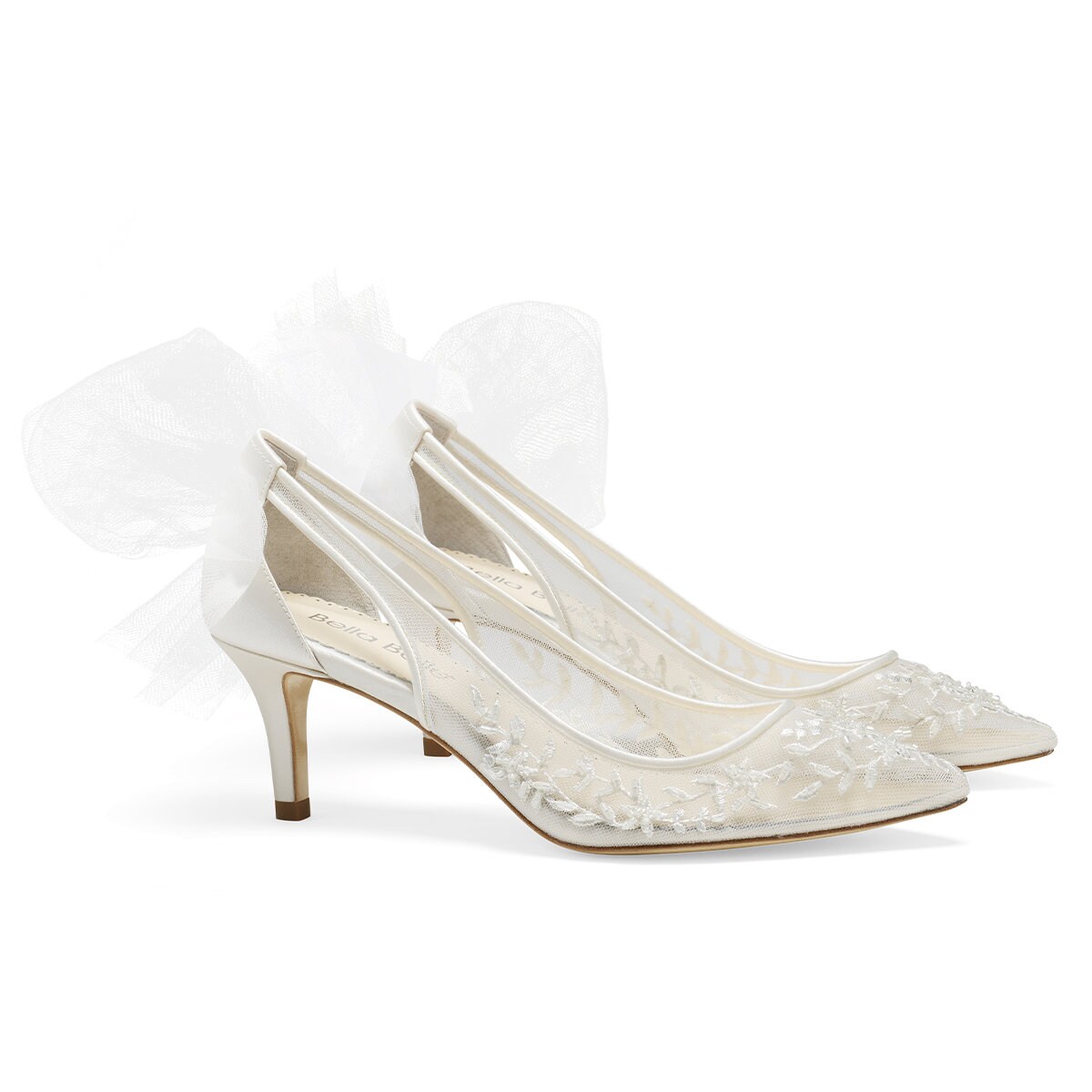 Lace kitten hotsell heel shoes