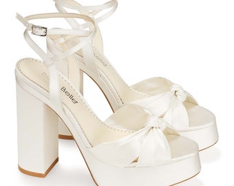 Open Toe Platform Bridal Sandals