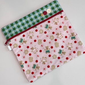 Cross Stitch Project Bag; Project Organization; Christmas Project Bag; Cat Project Bag