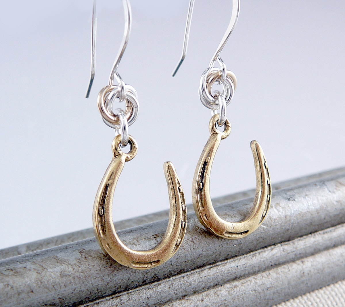 Horseshoe Earrings Gold Earrings for Women Nickel Free Etsy