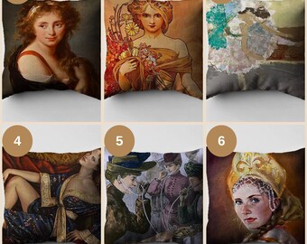 Nordic Botanical Pillow Cover: Colorful Indoor Scene, Cozy Decor