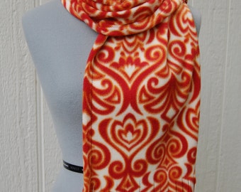 Large Swirl Fleece Scarf