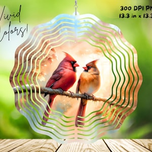 Red Cardinal Wind Spinner PNG, Birds Farm Wind Spinner Sublimationsdesign, Cardinal Wind Spinner Sublimationsdesign | DIGITALER DOWNLOAD