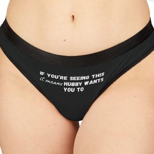 BSA Thong For Hotwives - If You&#39;re Seeing This Hubby Wants You To
