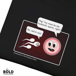 Not The Husband's Sperm T-shirt for Hotwives and Swingers, Funny T-shirt for Swingers