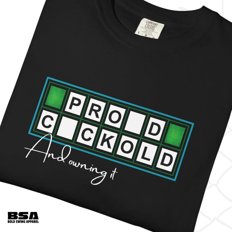 Gameshow Style Proud Cuckold T-shirt For Cuck Hubby/Boyfriend - Gift For Cuckolds image 2