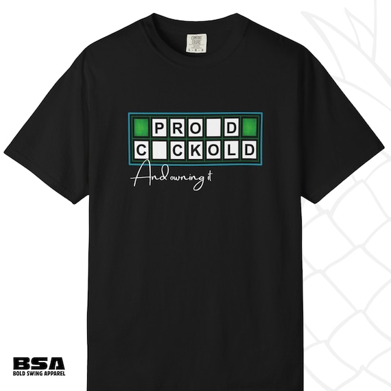 Gameshow Style Proud Cuckold T-shirt For Cuck Hubby/Boyfriend - Gift For Cuckolds
