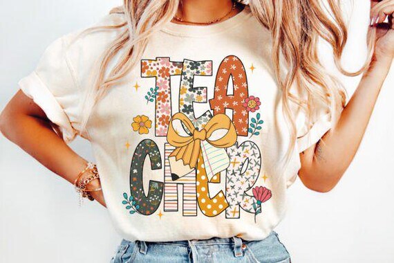 Floral Teacher Png, Teacher Wildflower