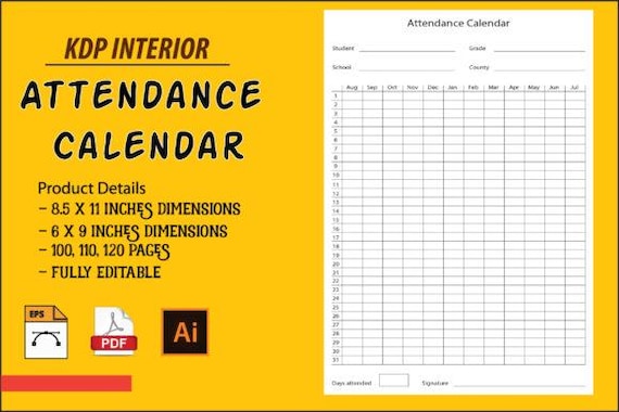 Attendance Calendar Logbook