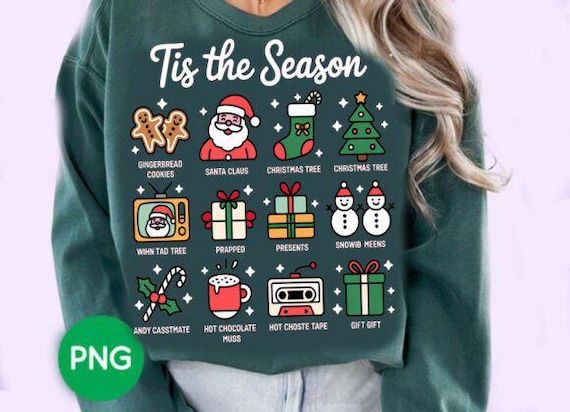 Christmas PNG, Xmas PNG, Tis the Season