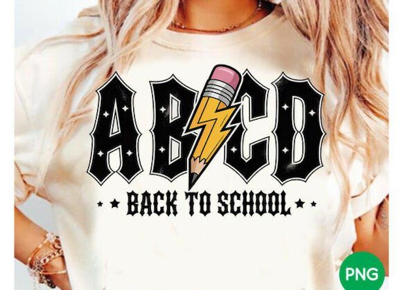 ABCD Back to School Png, Back to School