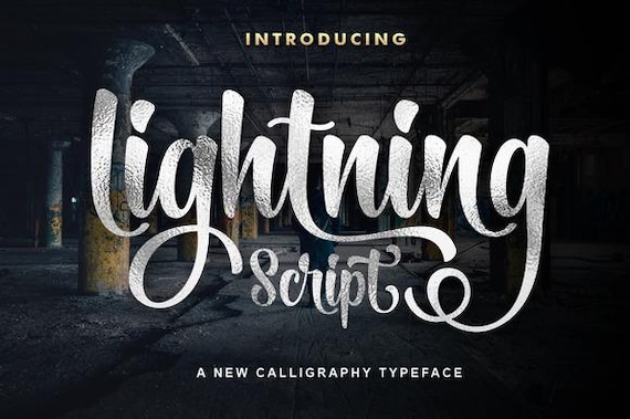 Lightning Script Font