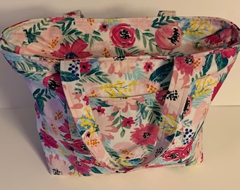 Florale Handtasche