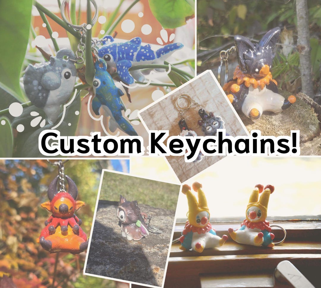 Handmade Custom Keychains! - Etsy