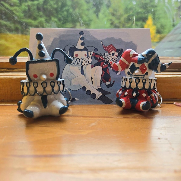 Clown Spamtenna keychains and print!