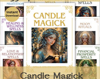 Candle Magick Spells Printable | Candle Spells Crafting | Spell Printable | Magick pdf | Candle Magic Spell Guide | Digital Download