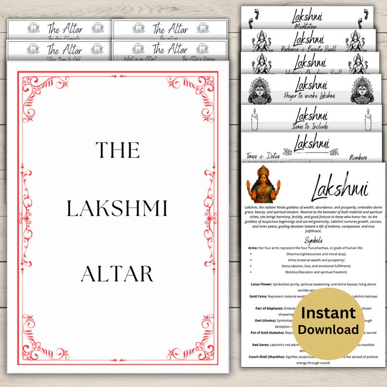 Lakshmi Altar Guide | Lakshmi Worship | How to Create an Altar | Altar ...