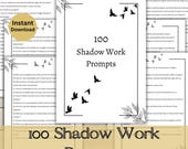100 Shadow Work Prompts | Work with your shadow | Printable | pdf | Shadow Work Guide | Digital Download
